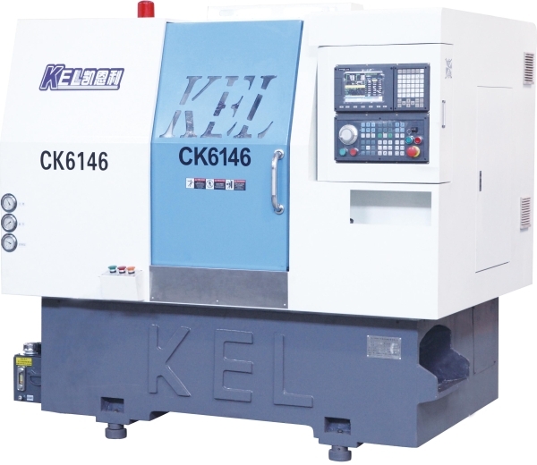 46 刀塔 帶動(dòng)力頭 車(chē)銑復(fù)合機(jī)（ 45度斜床身 線軌機(jī)）CK6146D-C