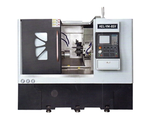 kel-Ym-8SY CNC雙主軸單動力刀塔車銑復(fù)合數(shù)控車床